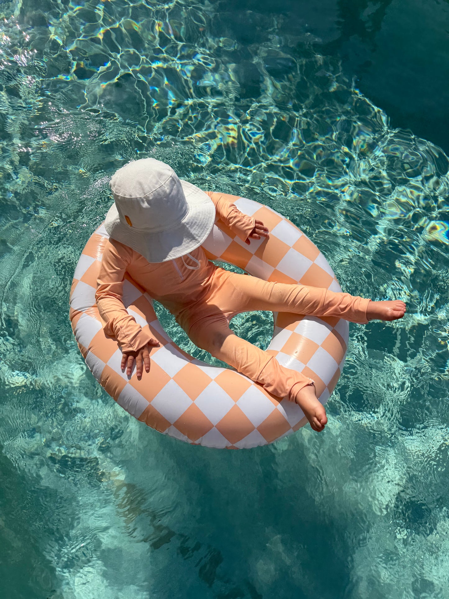 Sunny Bubby Beachwear Full Coverage Sunsuit Swimsuit - Orange